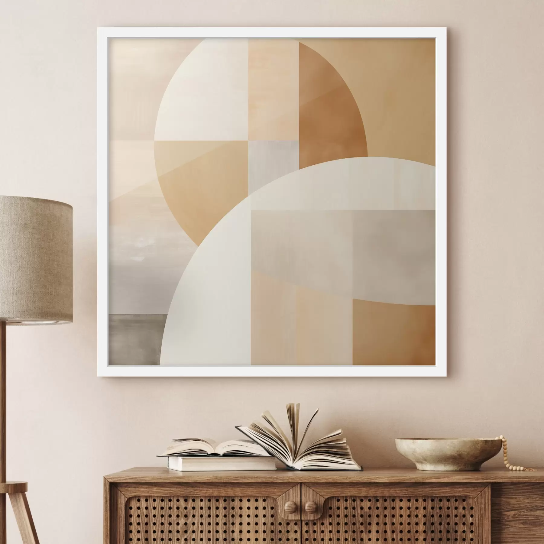 carta da parati Geometria artistica nei toni pastello nr. f46650