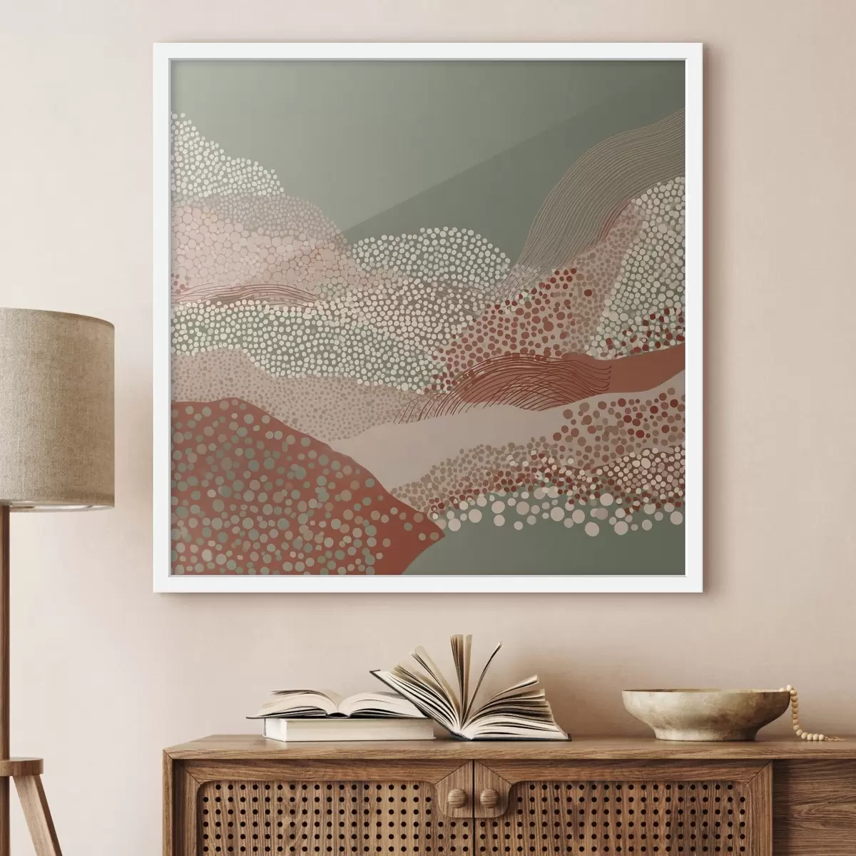 Poster Paesaggio in esecuzione stilizzata f46652