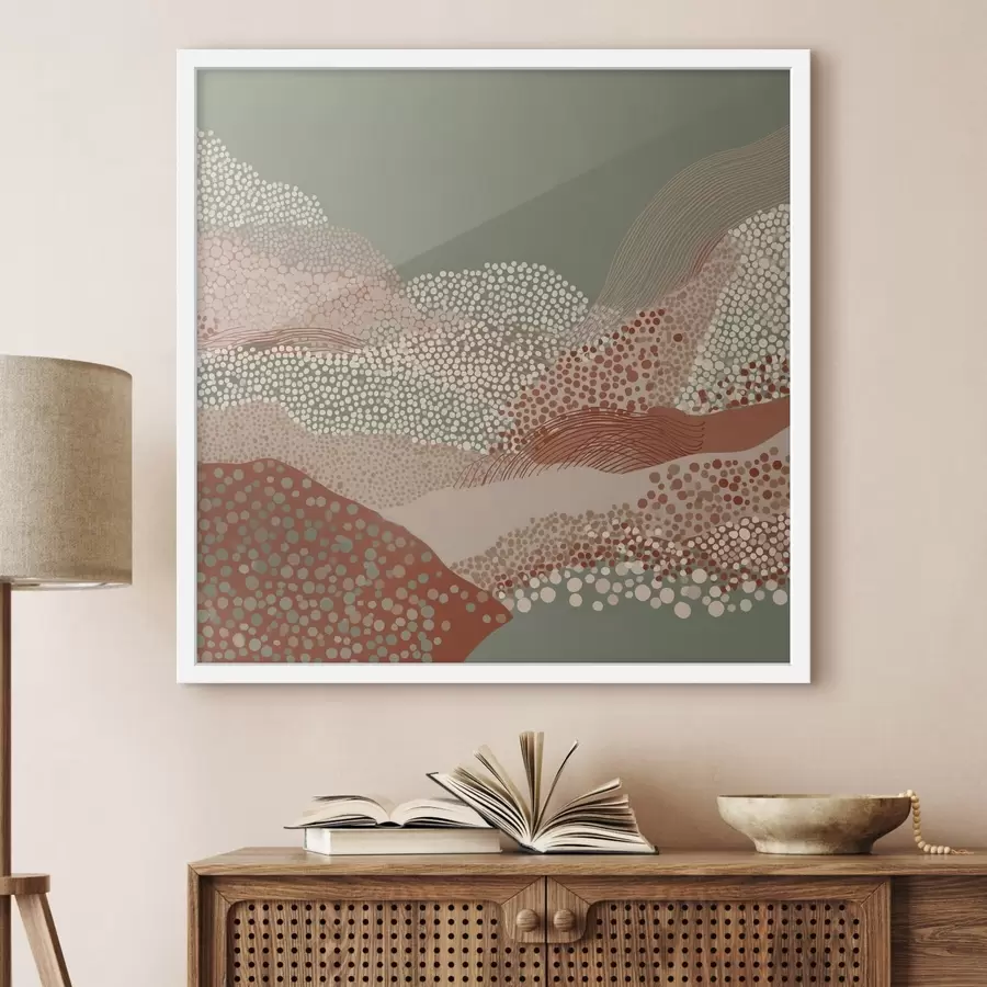 carta da parati Paesaggio in esecuzione stilizzata nr. f46652