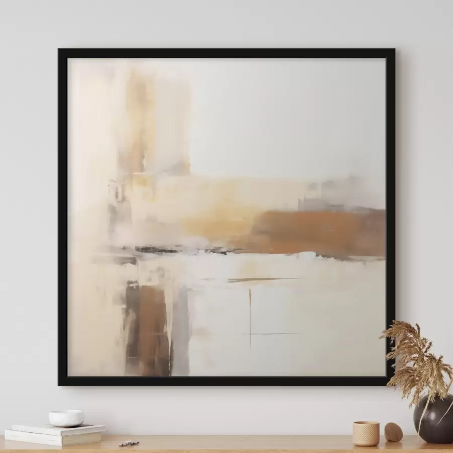 carta da parati Composizione astratta leggera dai toni caldi nr. f46654