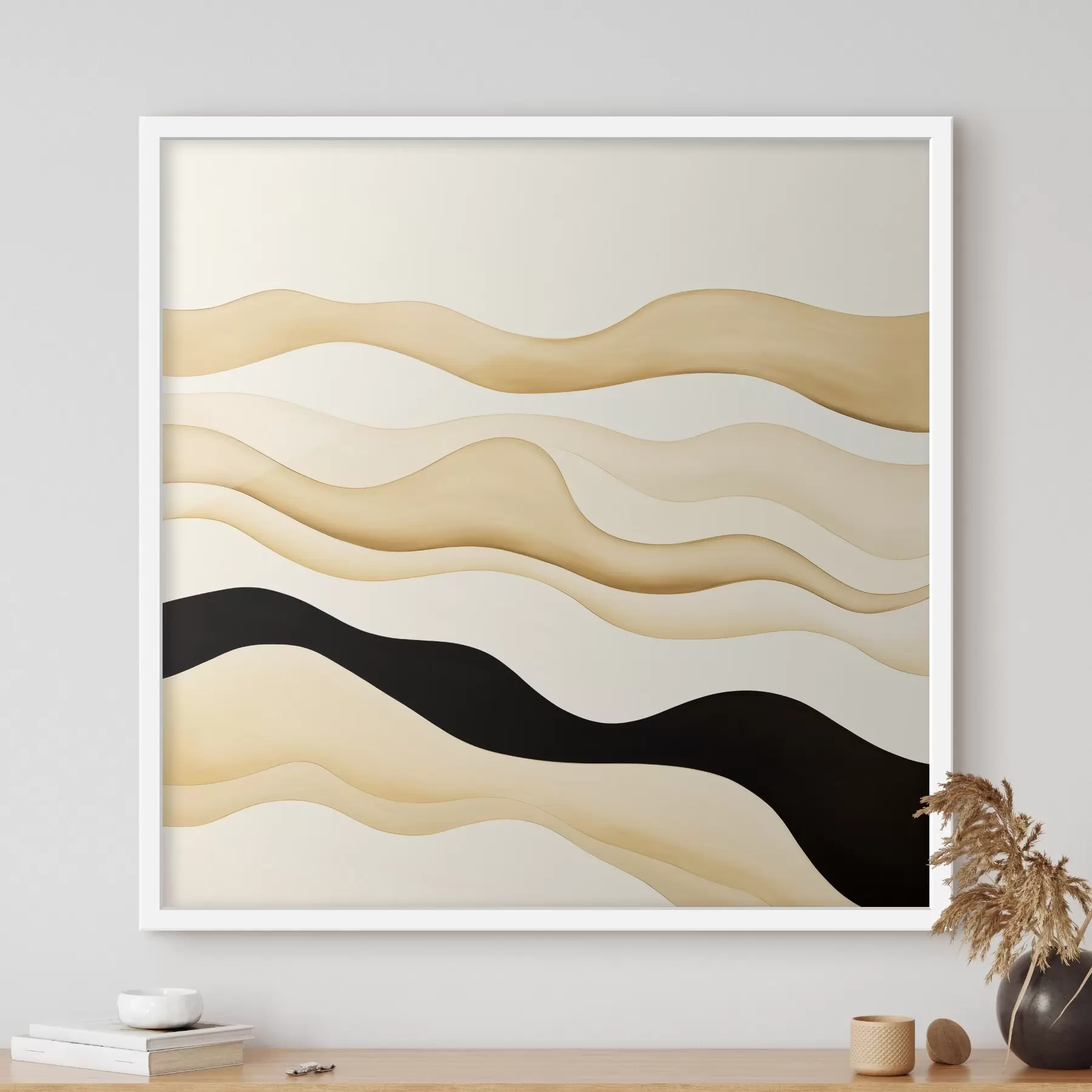 carta da parati Motivo decorativo con linee morbide in una gamma di colori contrastanti nr. f46662