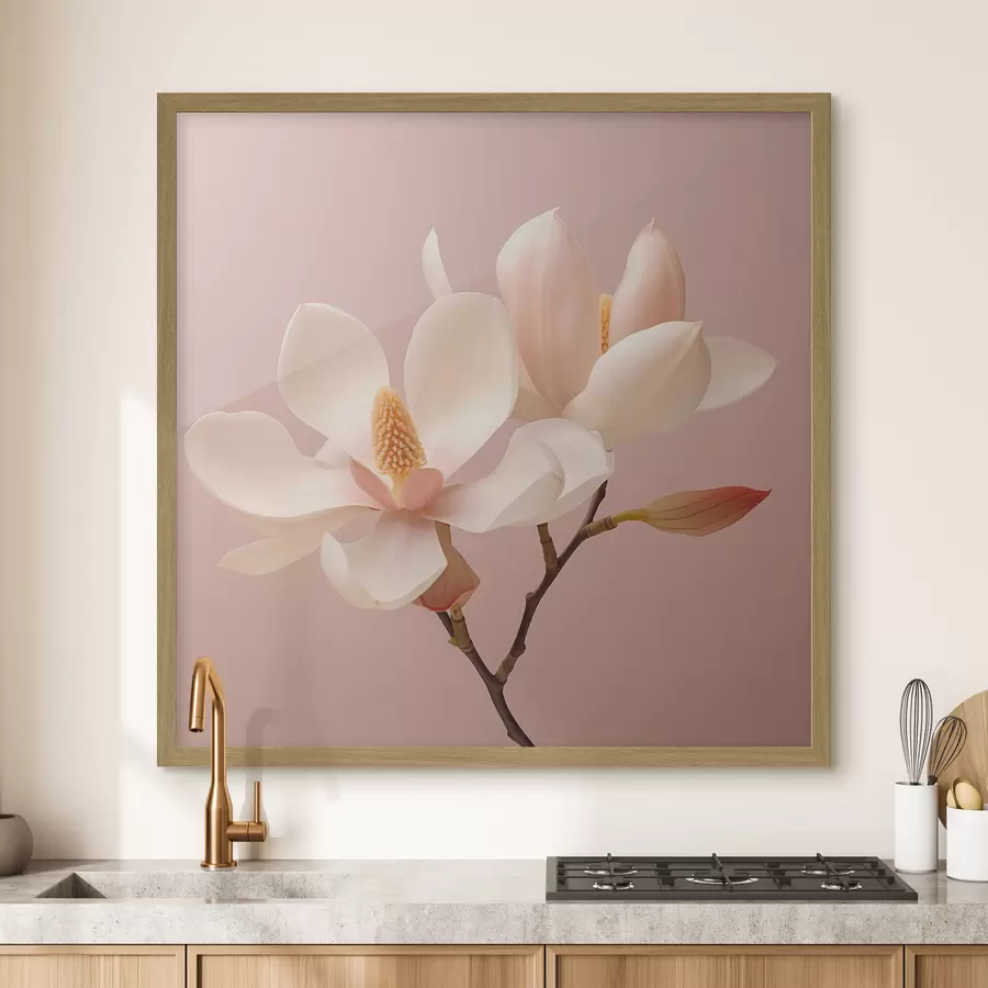 carta da parati Delicati petali di fiori in una palette di colori pastello nr. f46666