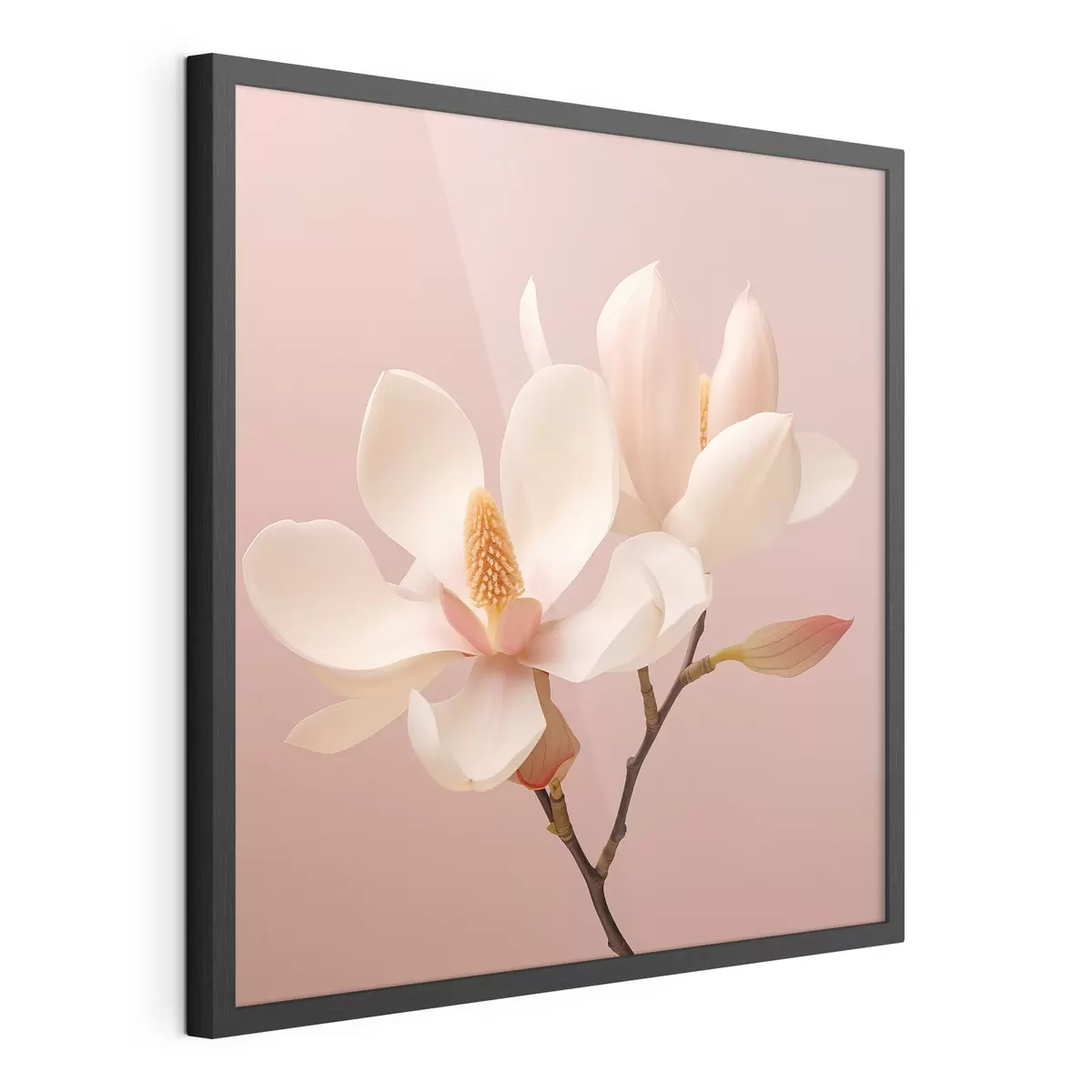 Poster Delicati petali di fiori in una palette di colori pastello f46666