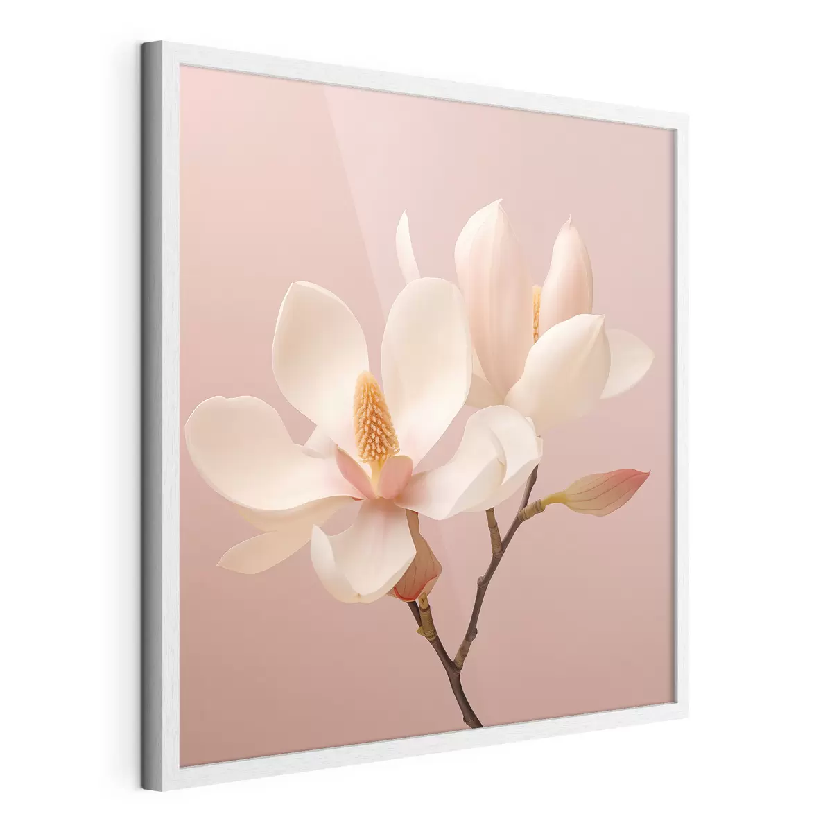 Poster Delicati petali di fiori in una palette di colori pastello f46666