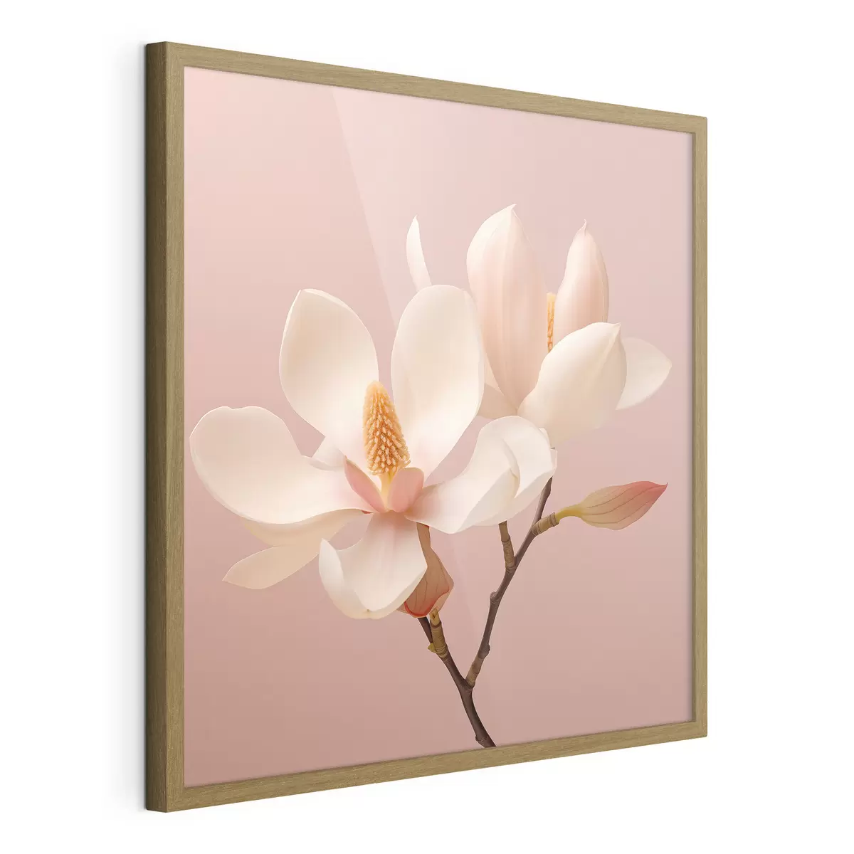 Poster Delicati petali di fiori in una palette di colori pastello f46666