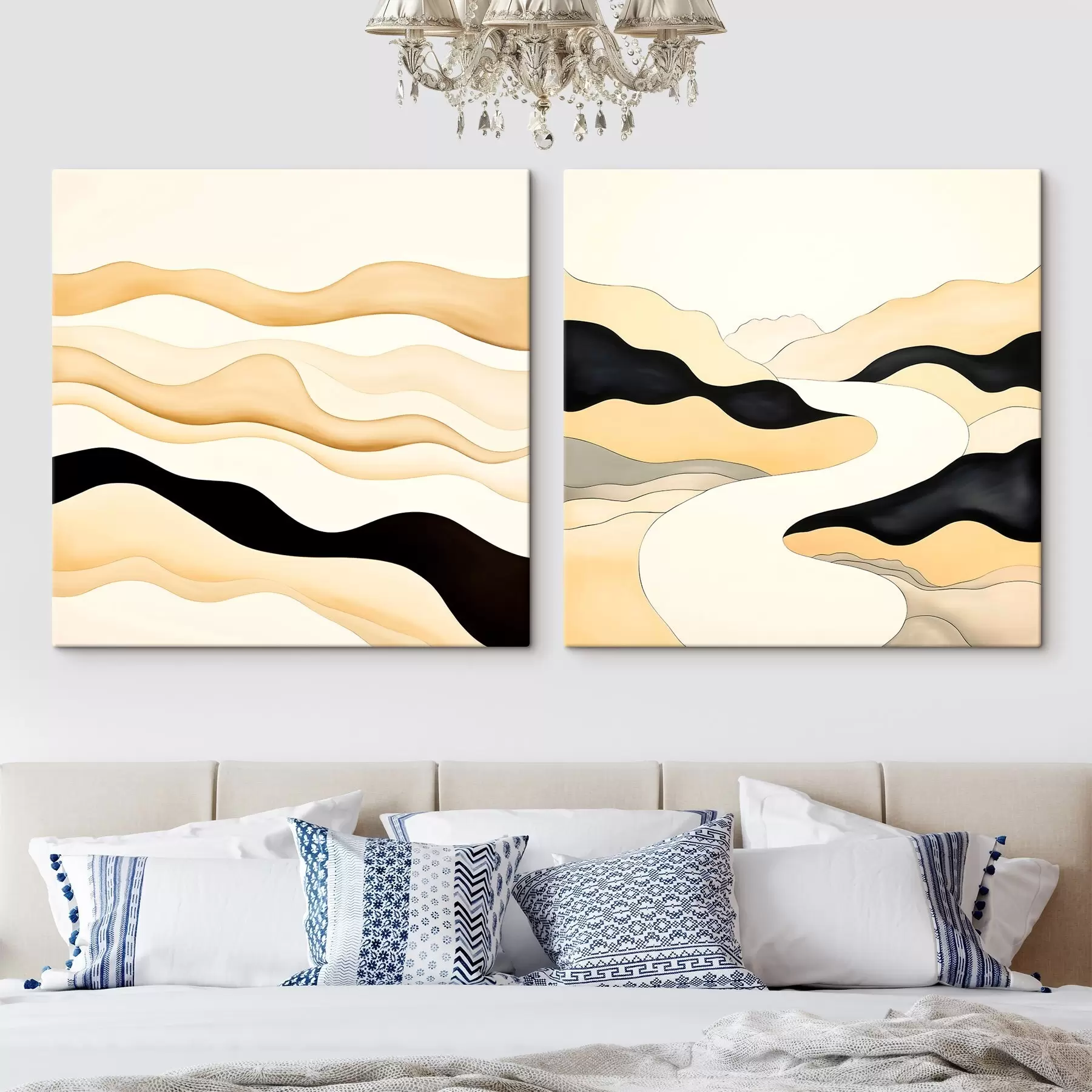 carta da parati Forme astratte ispirate ai ritmi naturali nr. m00992