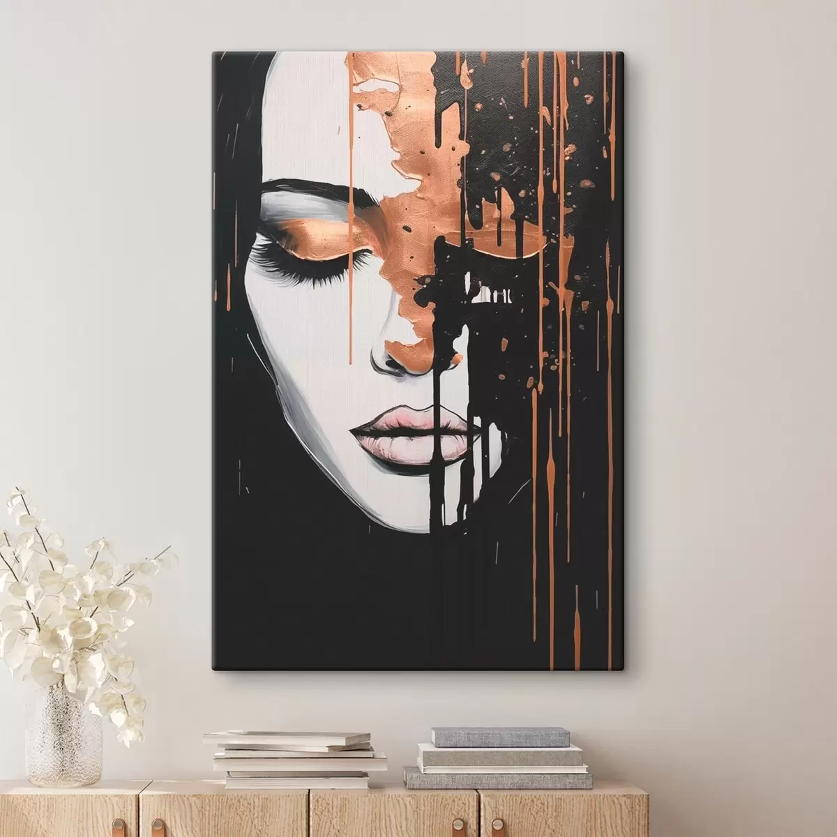 carta da parati Ritratto astratto di una ragazza nr. s46803