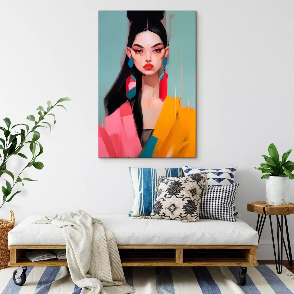 carta da parati Ritratto di moda astratto nr. s46808