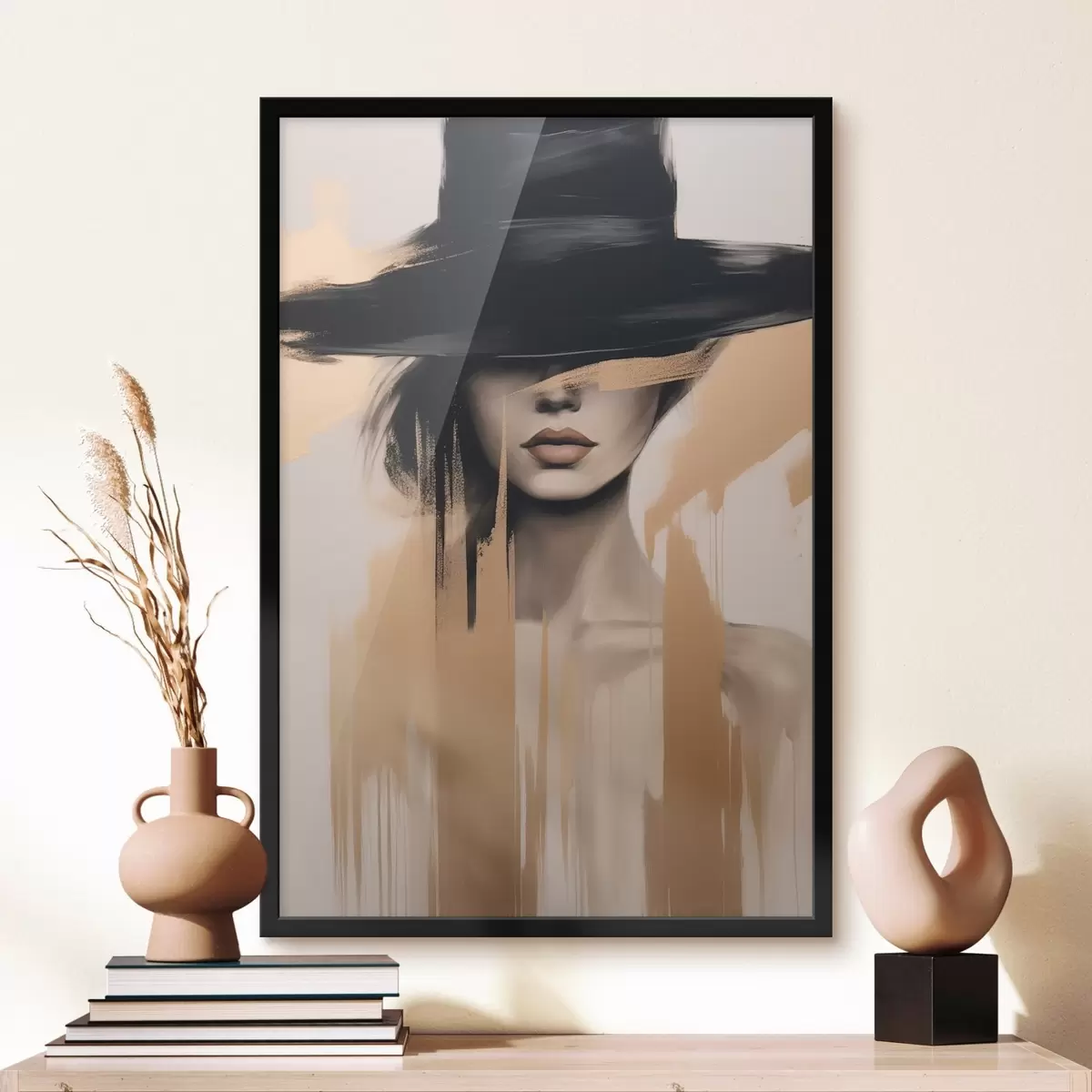 Poster Ragazza con cappello f46802
