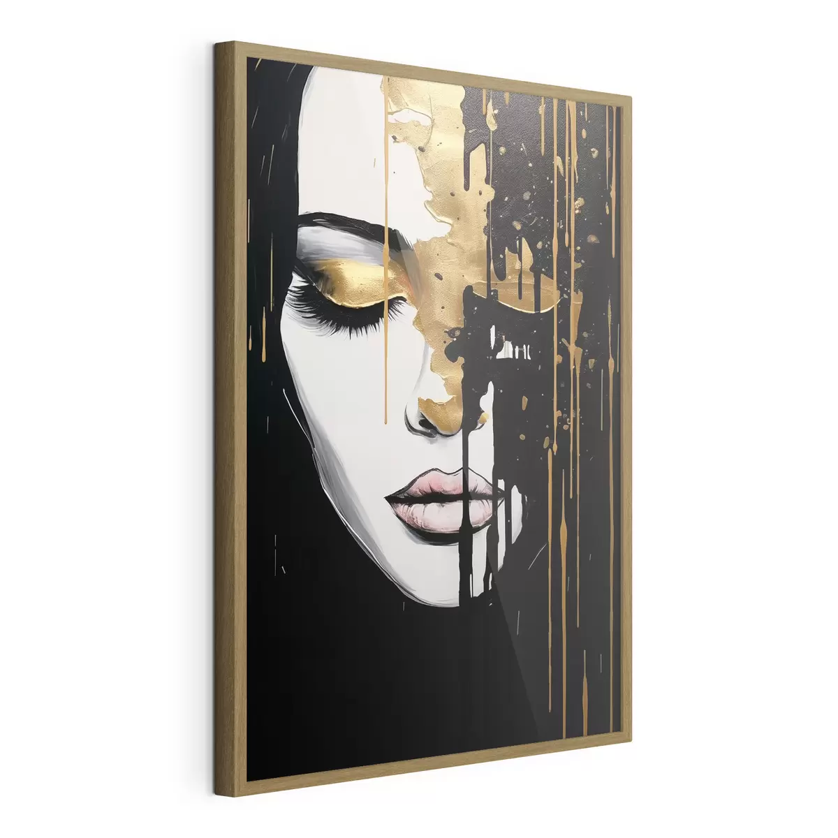 Poster Ritratto astratto di una ragazza f46803