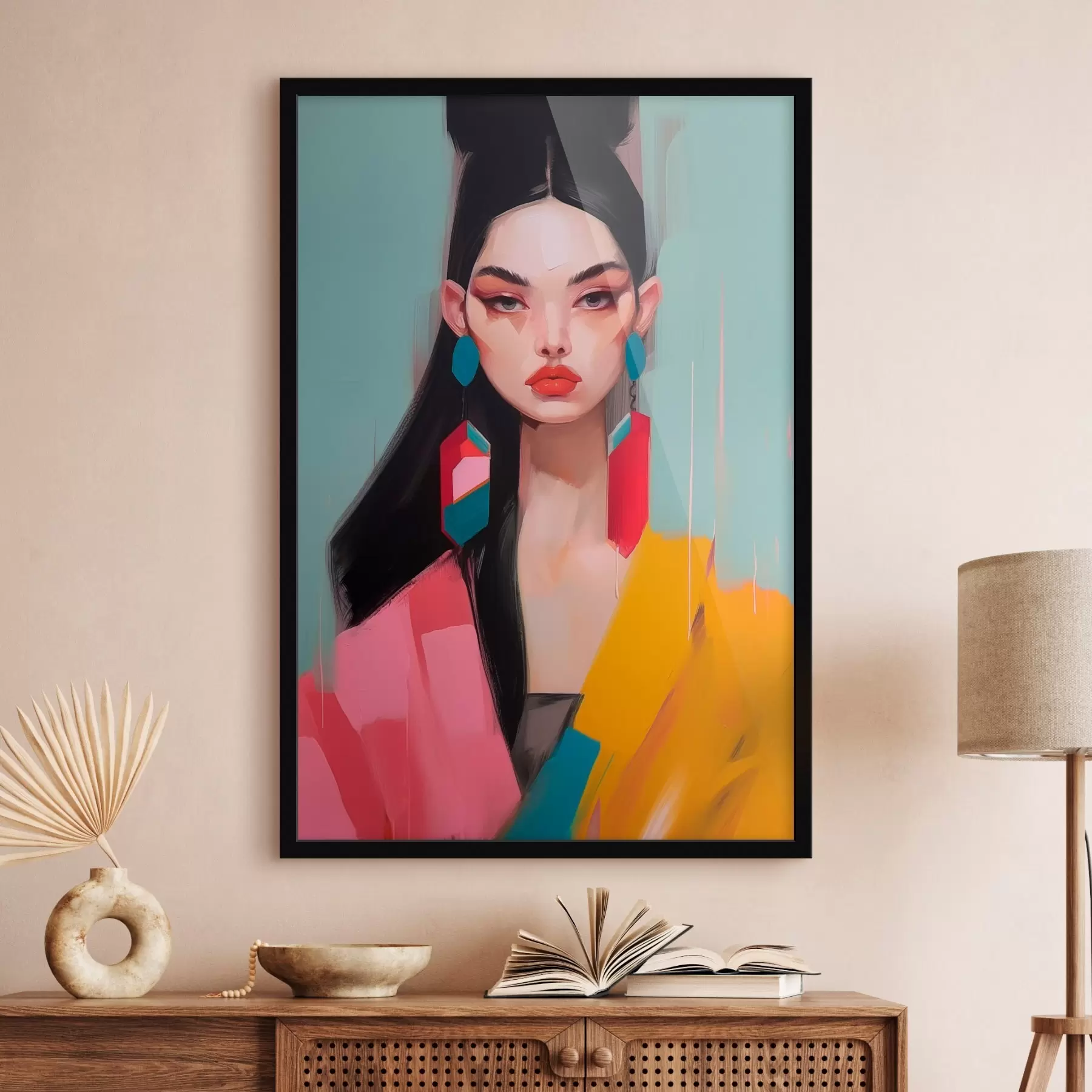 carta da parati Ritratto di moda astratto nr. f46808