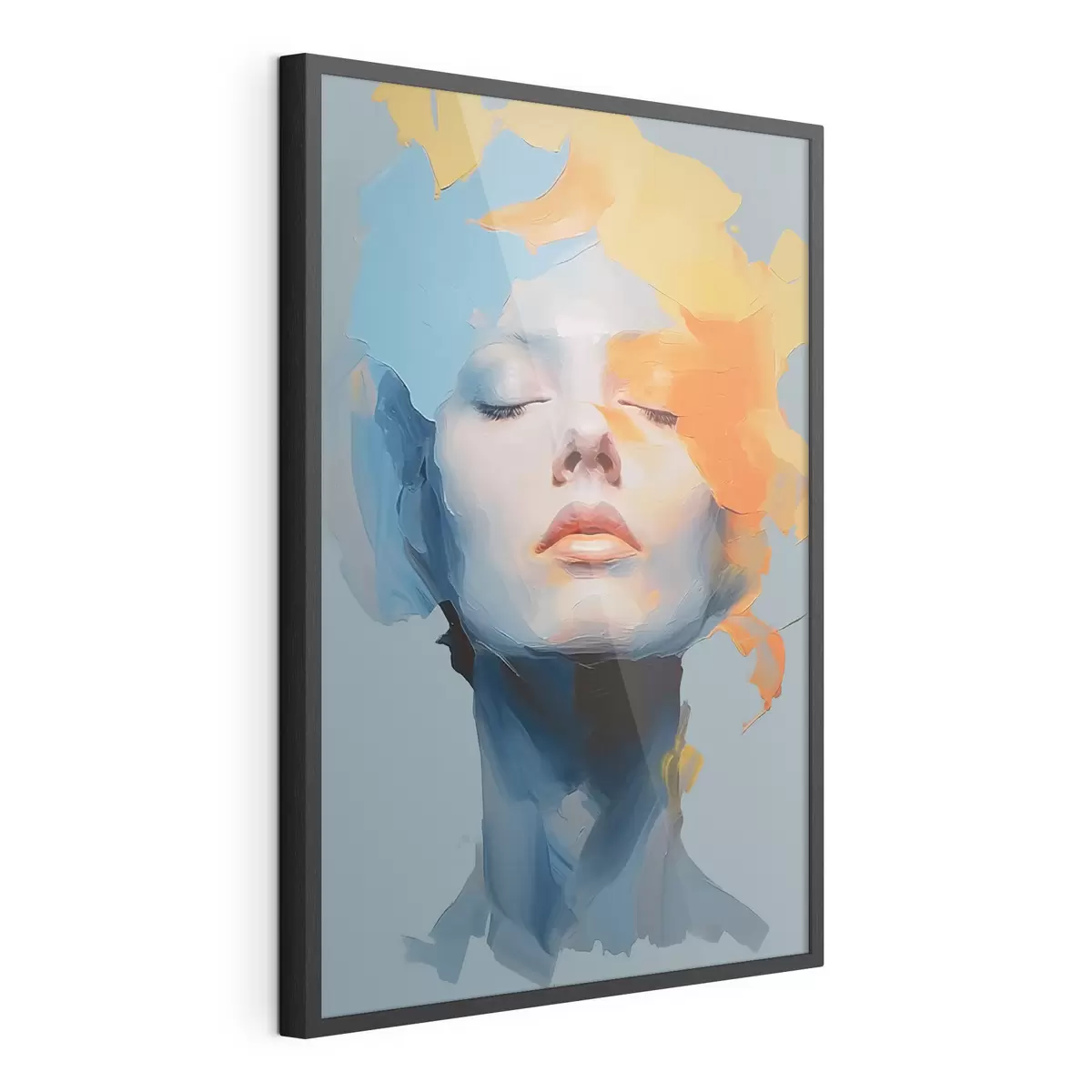 Poster Ragazza in vernice f46810