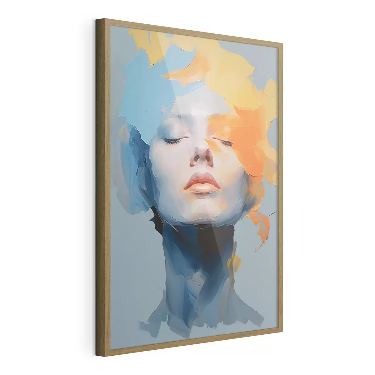 Poster Ragazza in vernice f46810