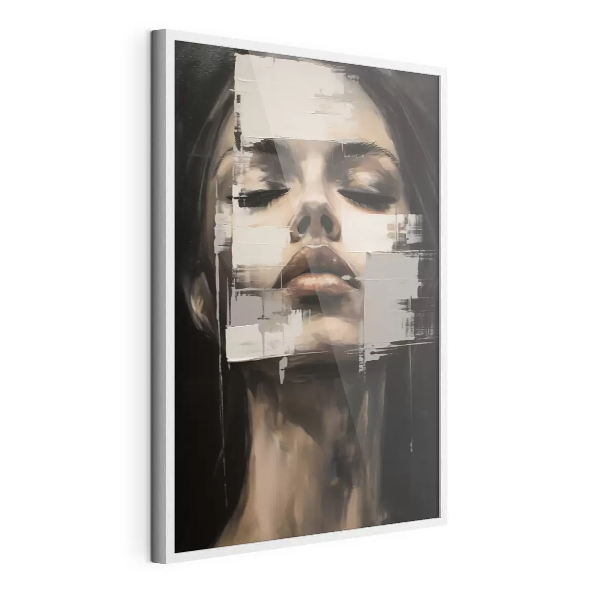 Poster Ritratto astratto con effetto sfocato f46811