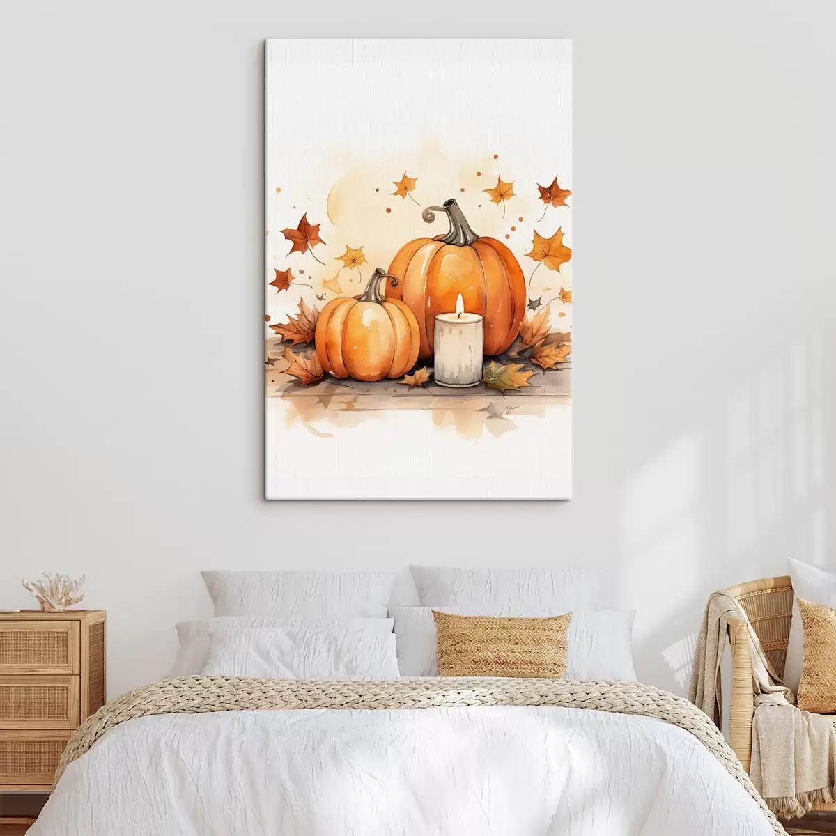 carta da parati Composizione autunnale, imitazione acquerello nr. s46770