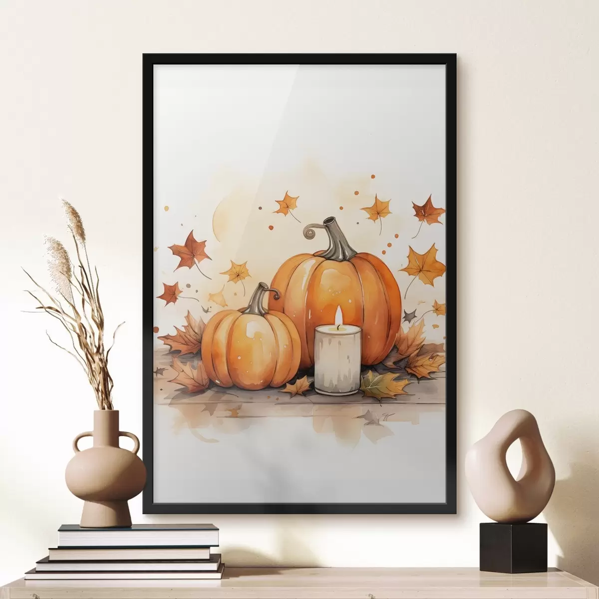 Poster Composizione autunnale, imitazione acquerello f46770