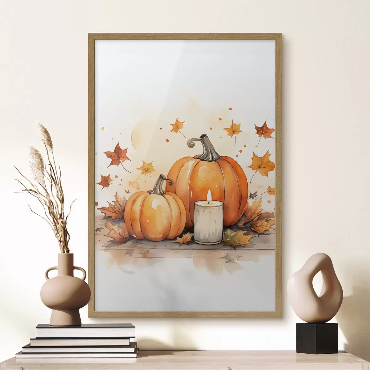 Poster Composizione autunnale, imitazione acquerello f46770