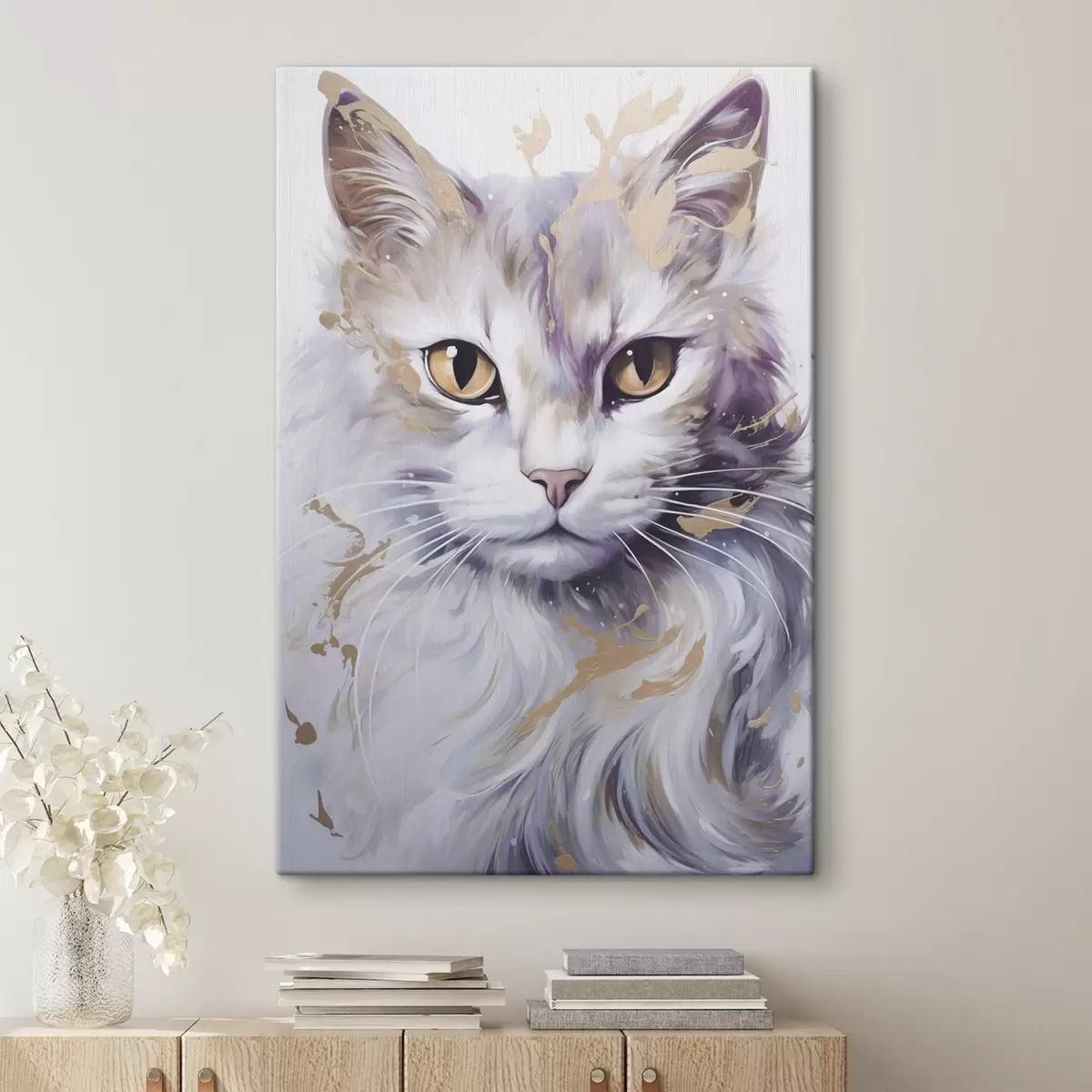 carta da parati Gatto astratto nr. s46837