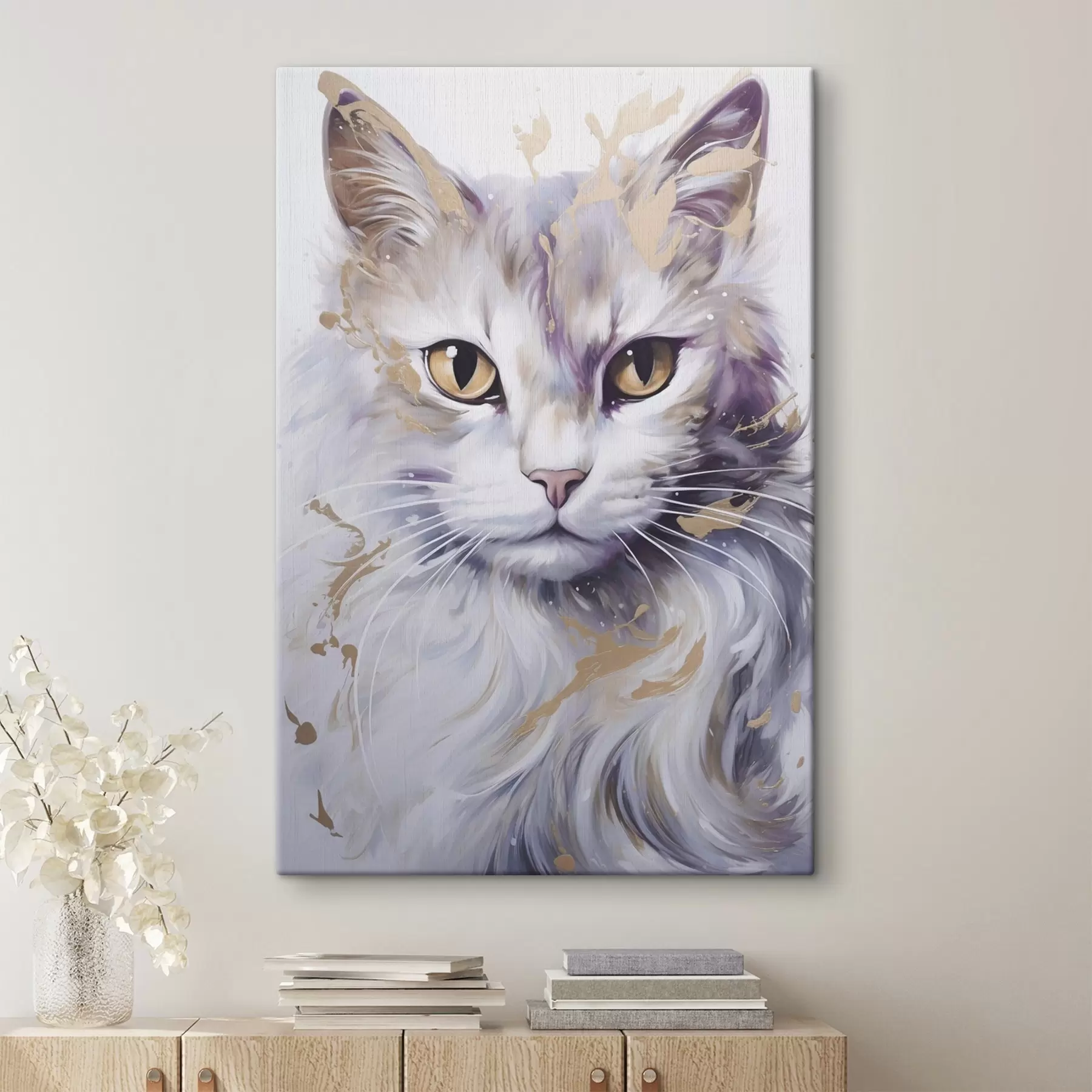 carta da parati Gatto astratto nr. s46837