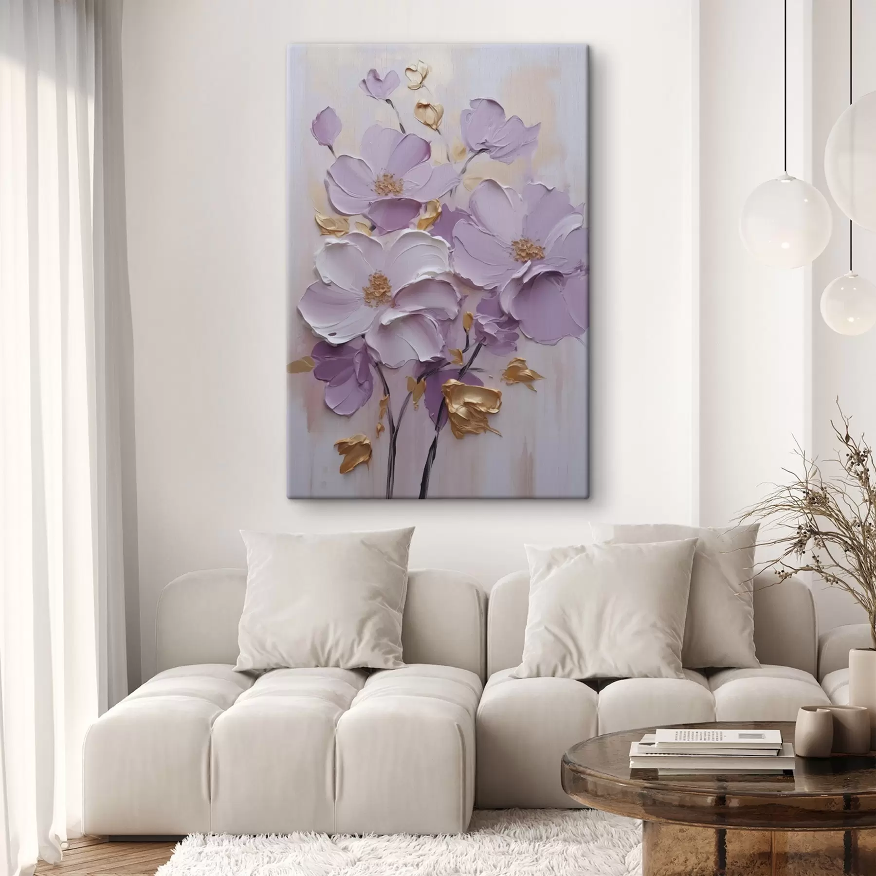 carta da parati Fiori astratti nr. s46838