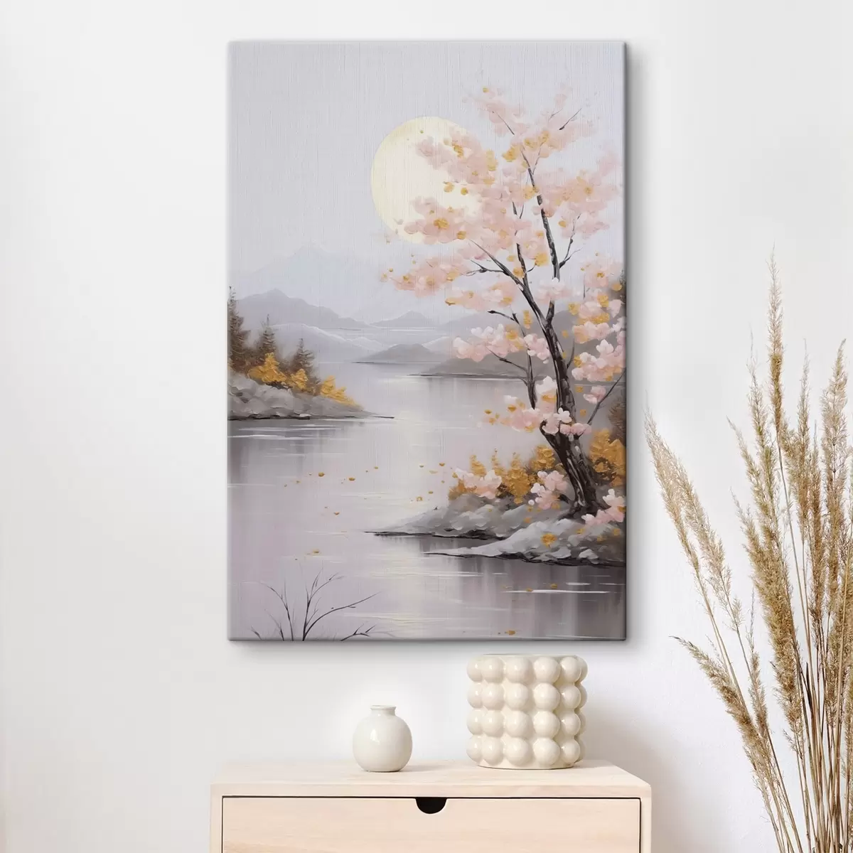 carta da parati Imitazione astratta del paesaggio nella pittura nr. s46840