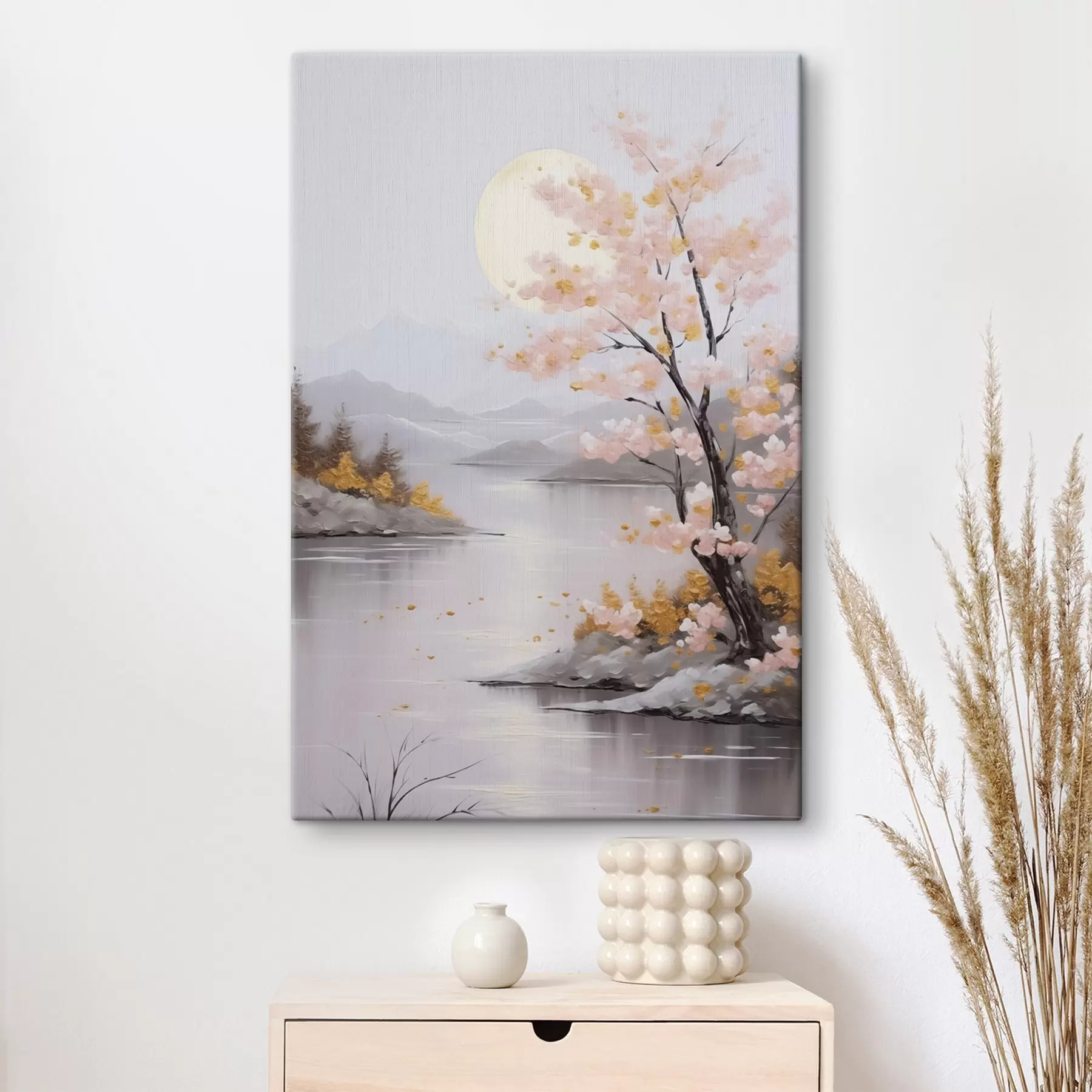 carta da parati Imitazione astratta del paesaggio nella pittura nr. s46840