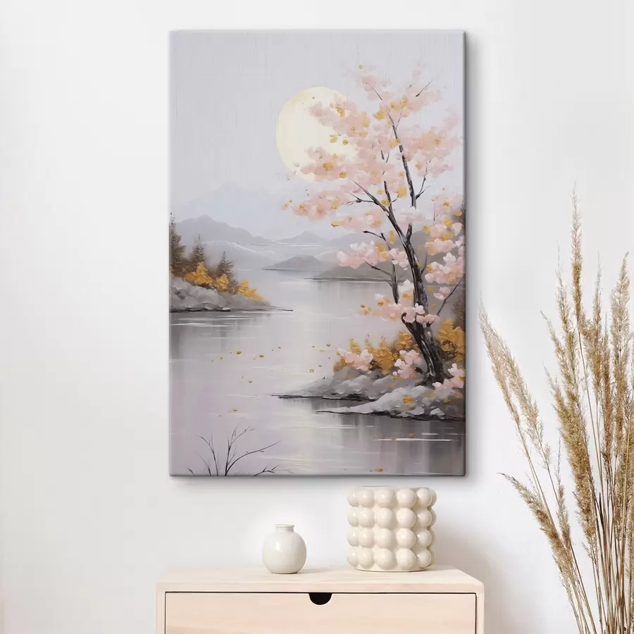 carta da parati Imitazione astratta del paesaggio nella pittura nr. s46840