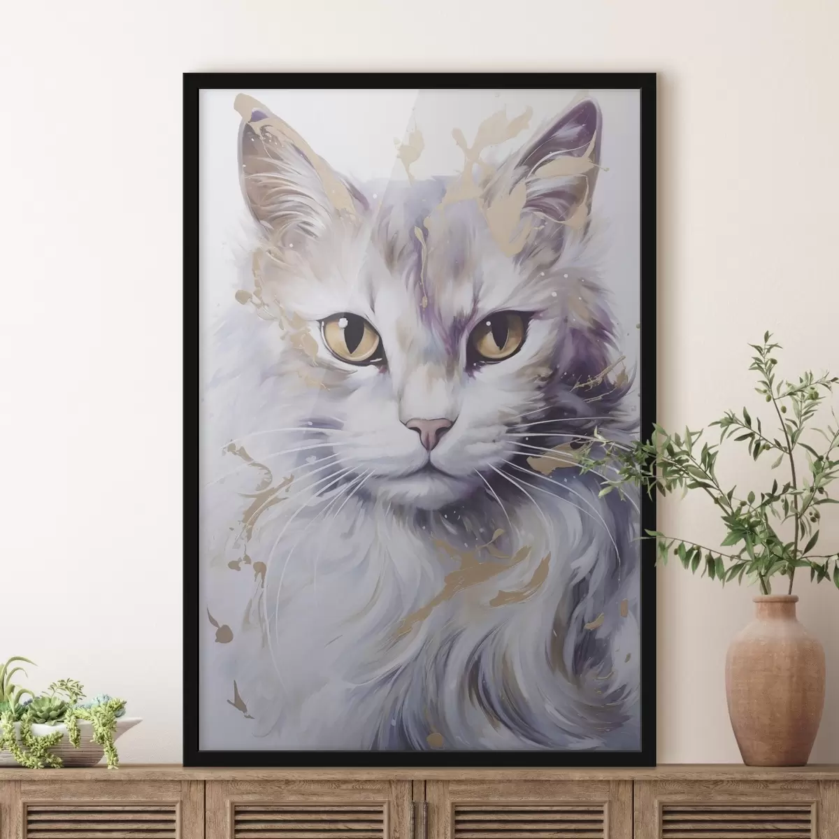 Poster Gatto astratto f46837