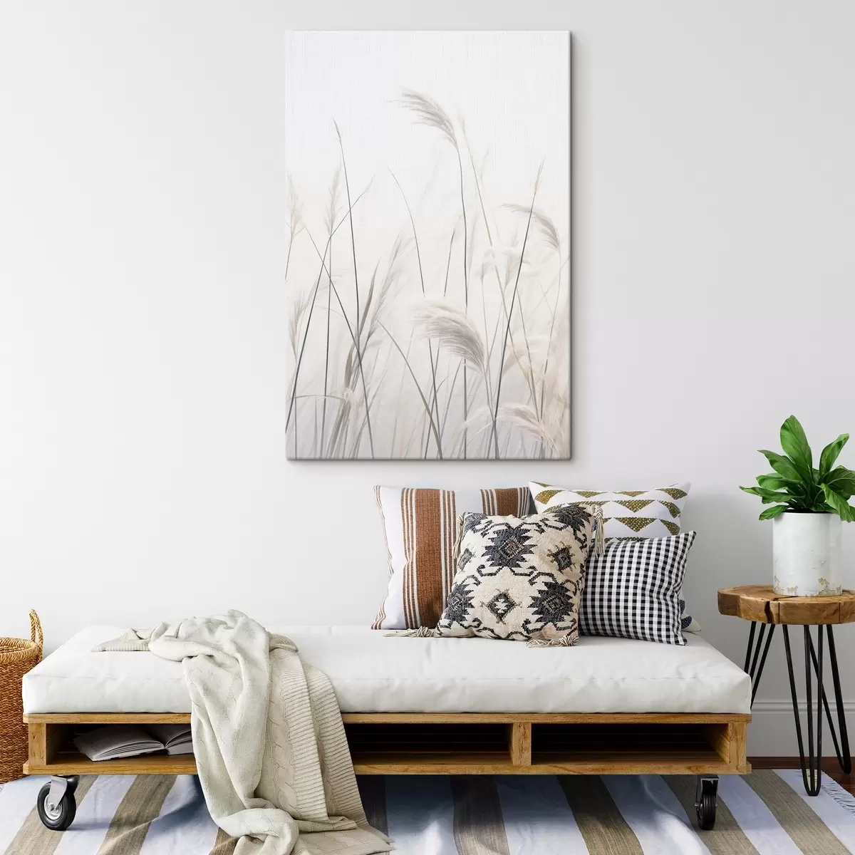 carta da parati Piante su sfondo chiaro nr. s46883