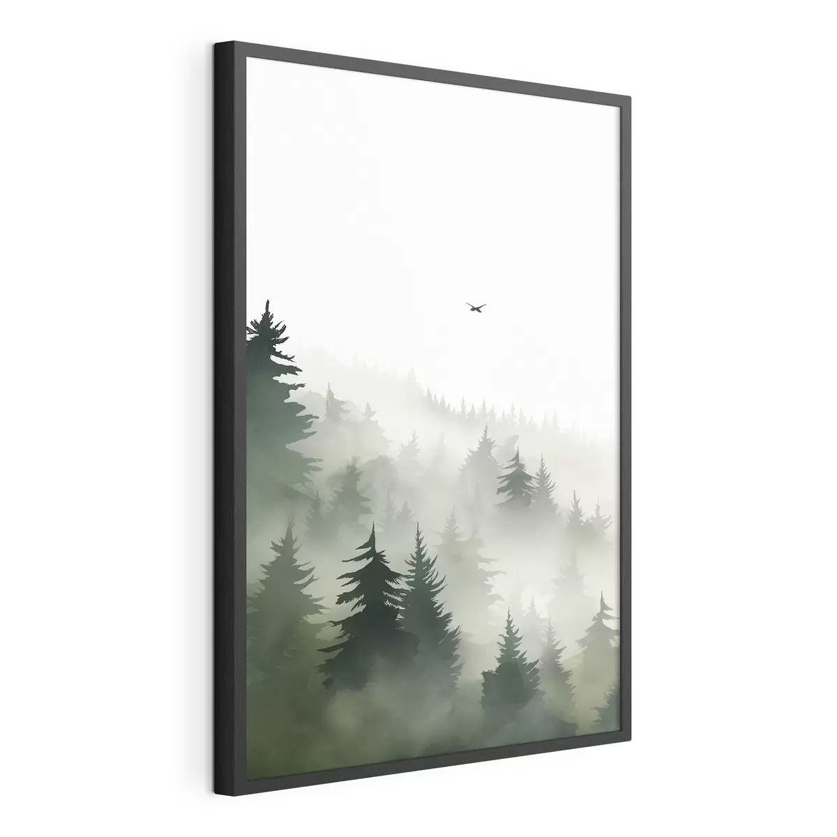 Poster Foresta nella nebbia f46875