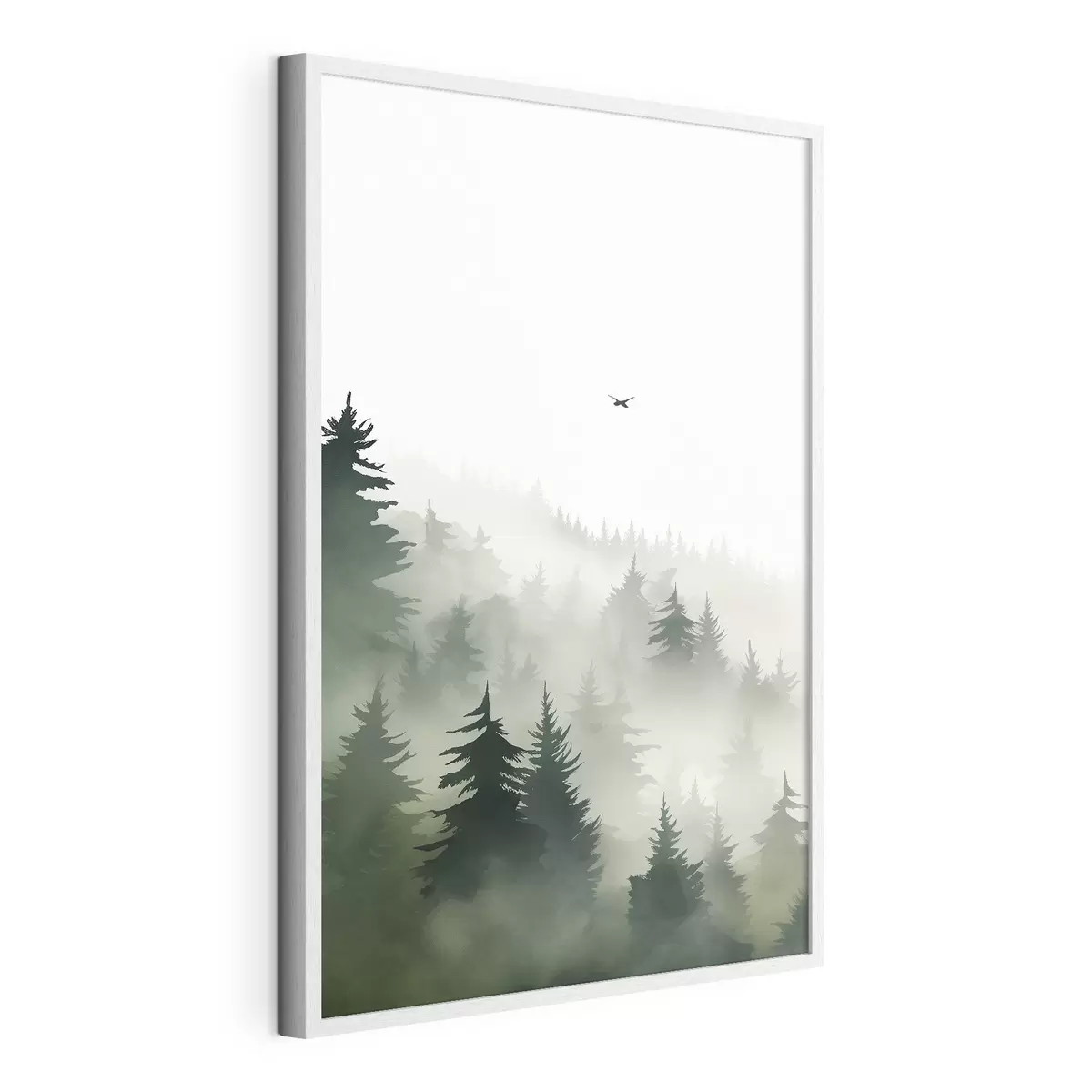 Poster Foresta nella nebbia f46875