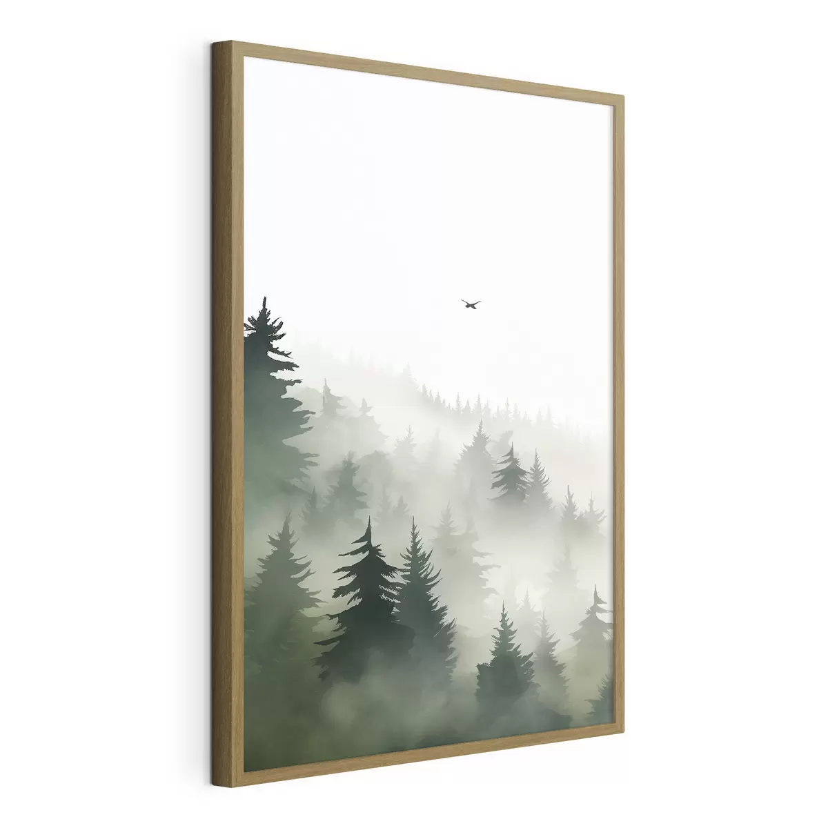 Poster Foresta nella nebbia f46875