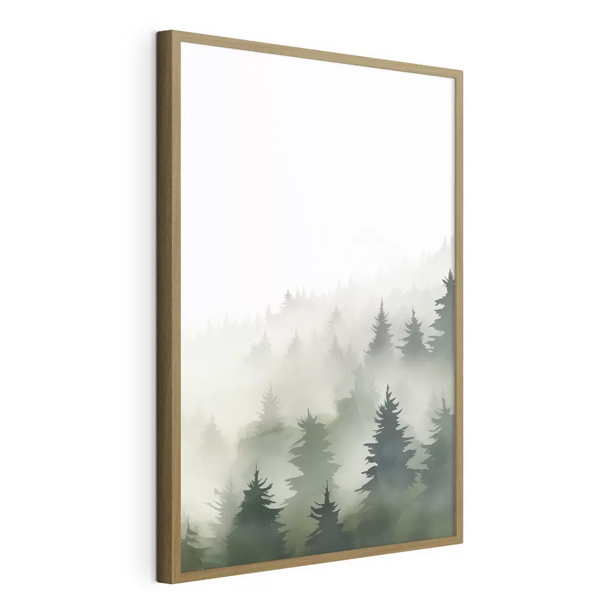 Poster Foresta nebbiosa f46876