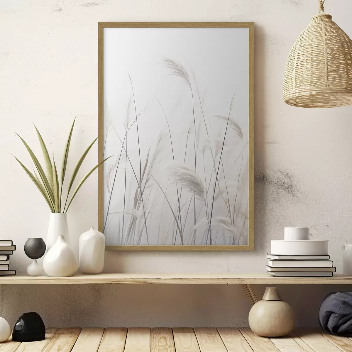 Poster Piante su sfondo chiaro f46883