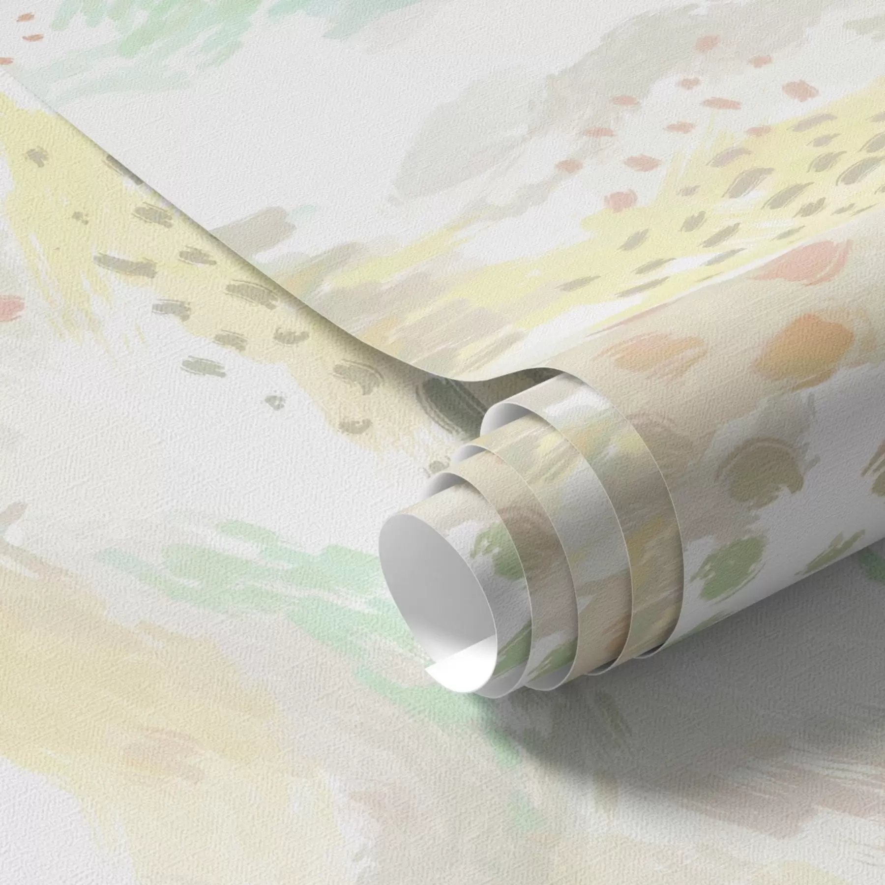 carta da parati Leggere pennellate pastello su uno sfondo quasi bianco nr. a00999