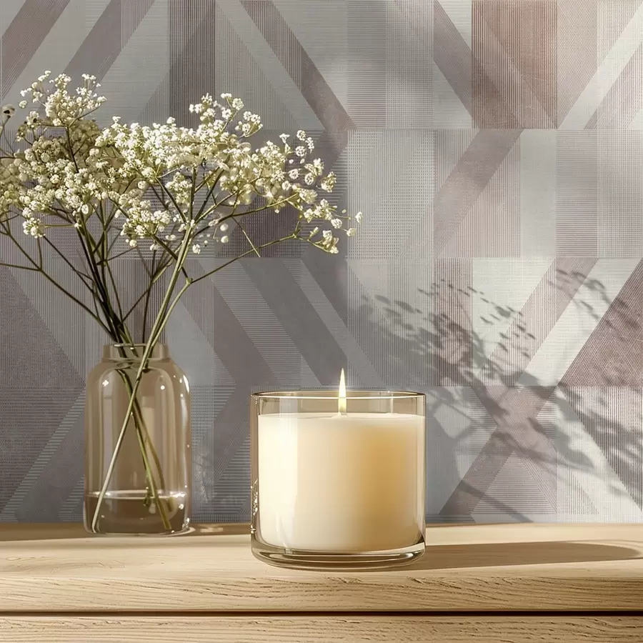 carta da parati Calde frecce geometriche nei toni del beige sabbia nr. a01056v2