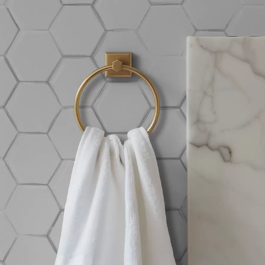 carta da parati Esagoni tridimensionali bianchi su sfondo liscio nr. a01059