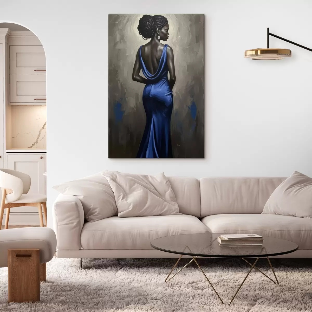 carta da parati Ragazza vestita nr. s46856