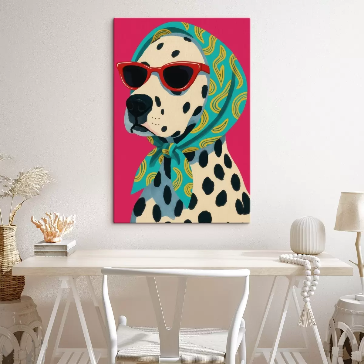 carta da parati Cane con sciarpa nr. s46858