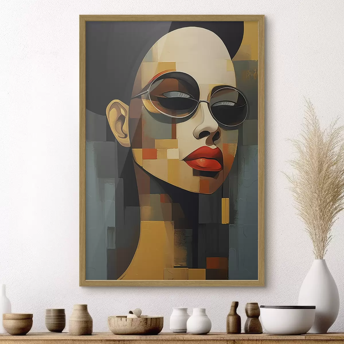 Poster Ritratto astratto f46868