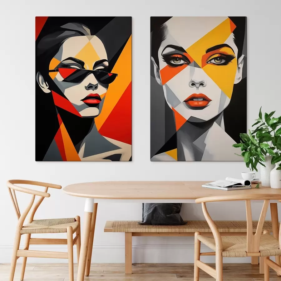 carta da parati Ritratti astratti nr. m01077