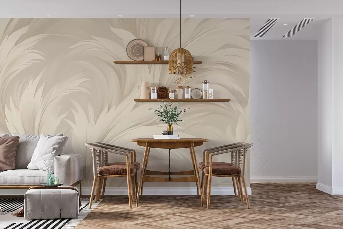 carta da parati Foglie astratte nr. w04987