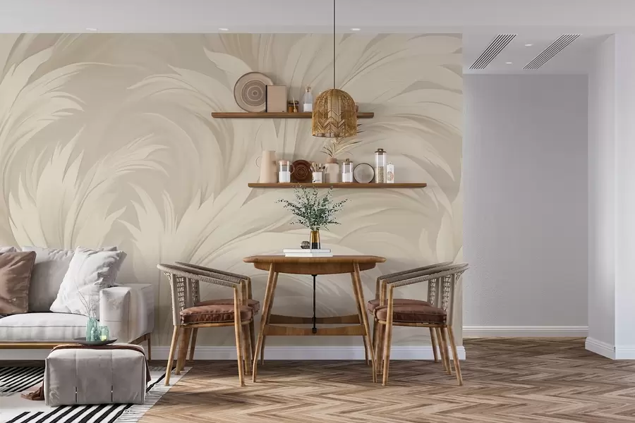 carta da parati Foglie astratte nr. w04987