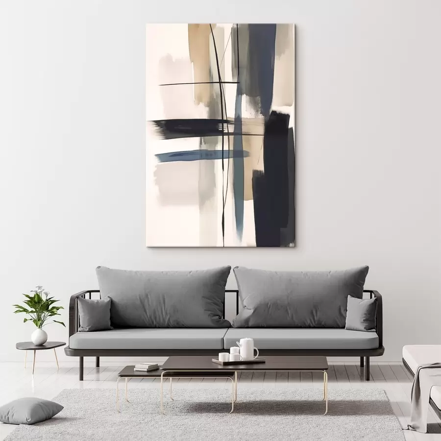 carta da parati Imitazione astratta della pennellata nr. s46907