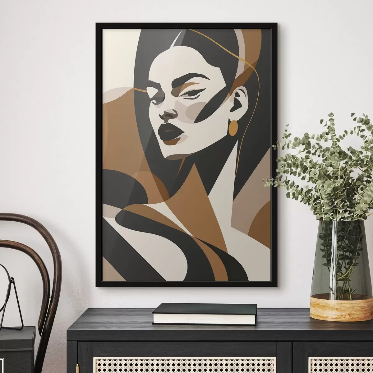 Poster Ritratto astratto di donna f46905