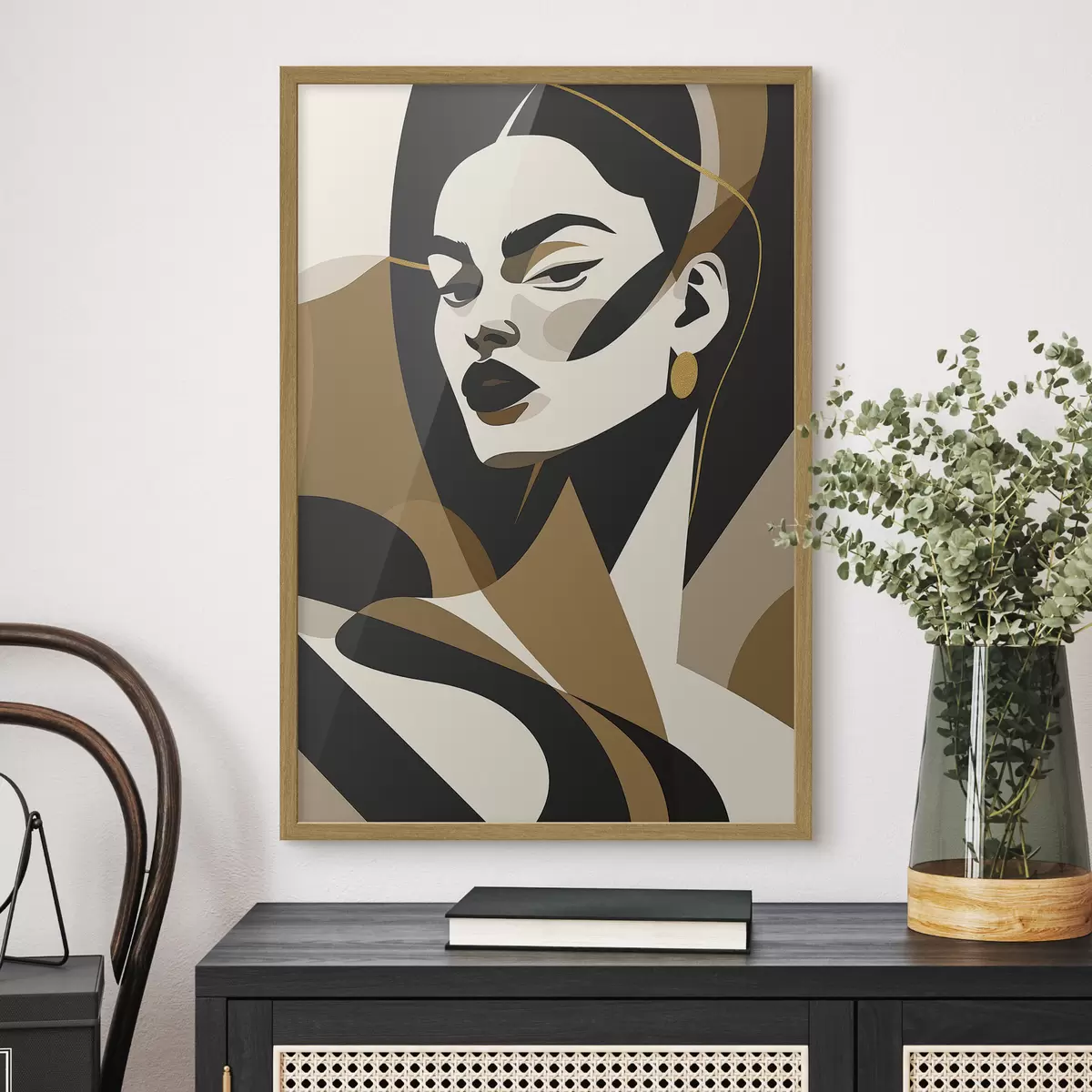 Poster Ritratto astratto di donna f46905
