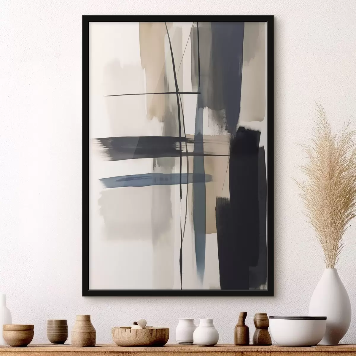 Poster Imitazione astratta della pennellata f46907