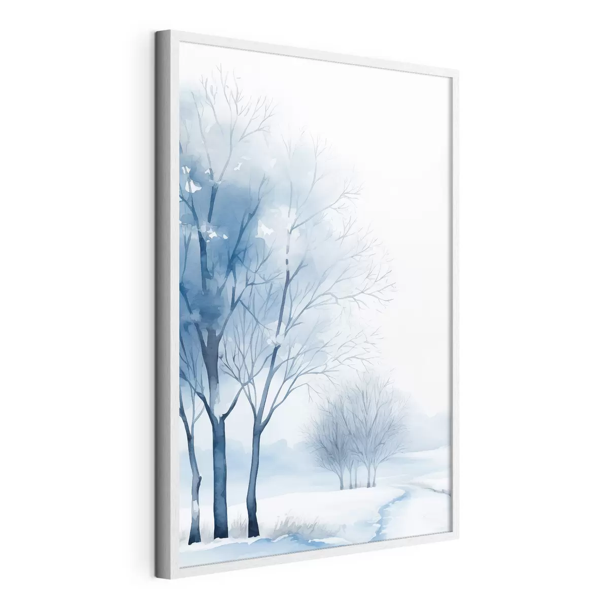 Poster Alberi innevati nella foresta f46965