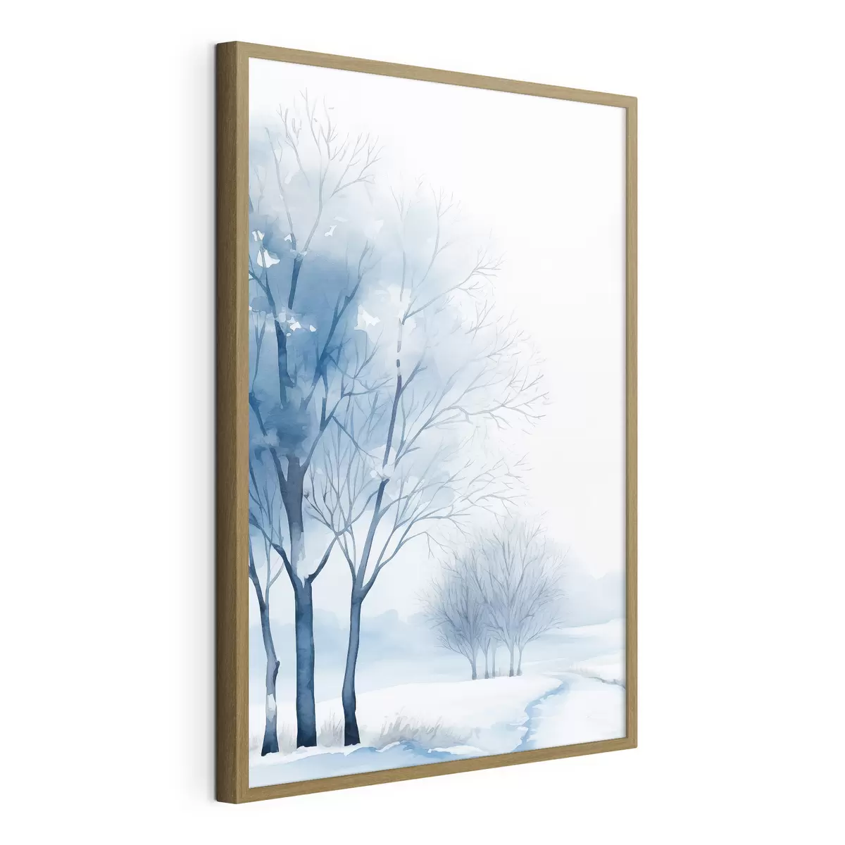Poster Alberi innevati nella foresta f46965