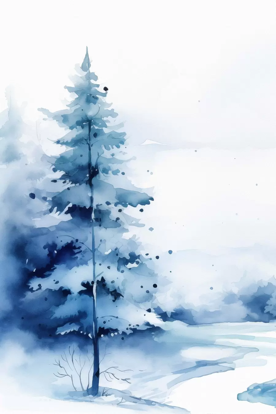 carta da parati Abete nella foresta nr. f46966